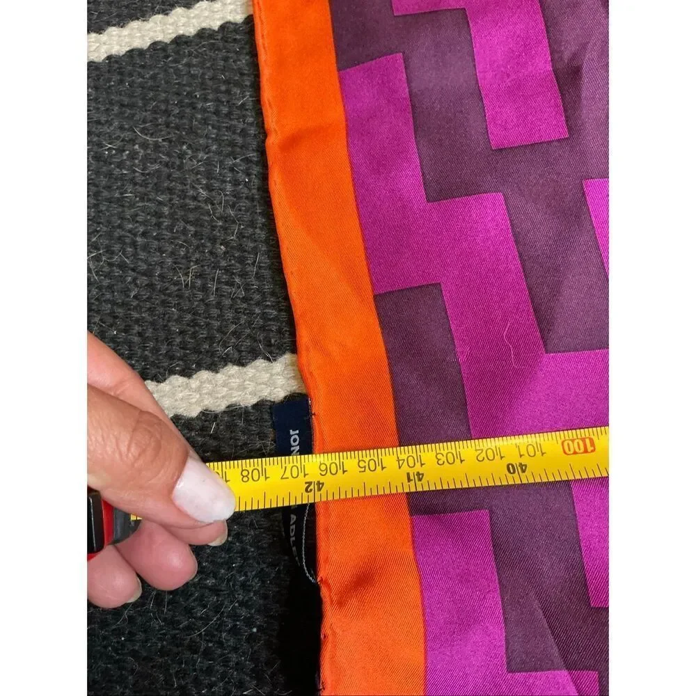 Jonathan Adler Silk Geometric Scarf